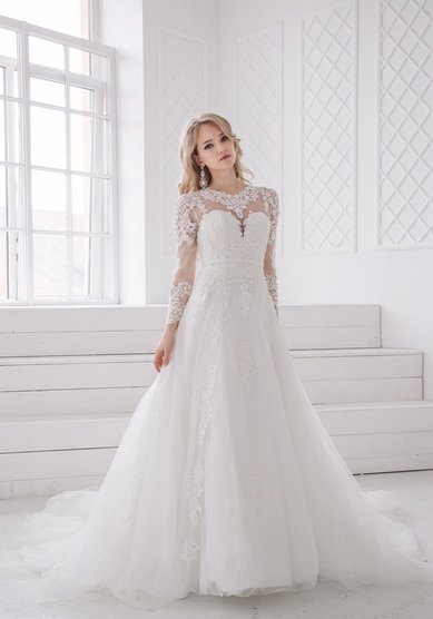 Свадебное платье Бертурия-V54785 - Свадебный салон Vesna