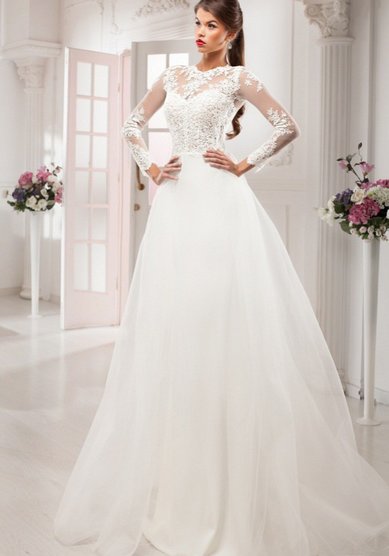 Свадебное платье Anna-A55369 - Свадебный салон ALEDA (Гороховая 64)