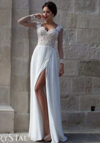 Свадебное платье Бристоль-A55372 - Свадебный салон ALEDA (Гороховая 64)