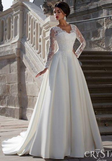 Свадебное платье Сицилия-A55373 - Свадебный салон ALEDA (Гороховая 64)