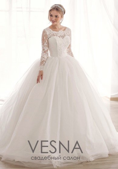 Свадебное платье Верония-V57876 - Свадебный салон Vesna