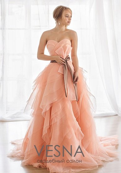 Свадебное платье Обрайд Роуз-V58434 - Свадебный салон Vesna