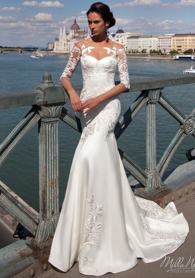 Свадебное платье Gvenet-12079-J59481 - Свадебный салон Jully Bride