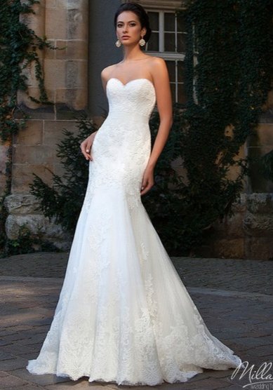 Свадебное платье Melania-12094-J59527 - Свадебный салон Jully Bride