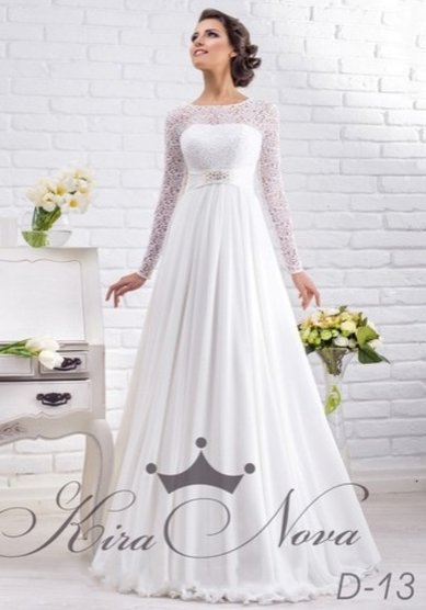 Свадебное платье D-13-V59869 - Свадебный салон VESTA-BRIDE