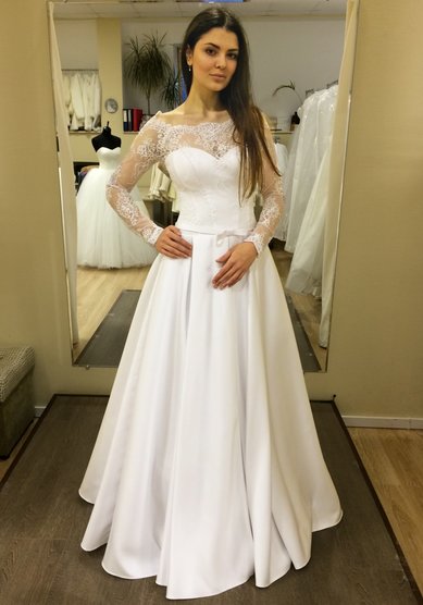 Свадебное платье 17-02-С61052 - Свадебный салон СЧАСТЬЕ