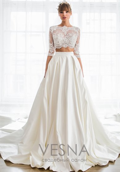 Свадебное платье Альберта-V61245 - Свадебный салон Vesna