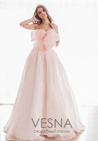 Свадебное платье Полин Роуз-V61375 - Свадебный салон Vesna