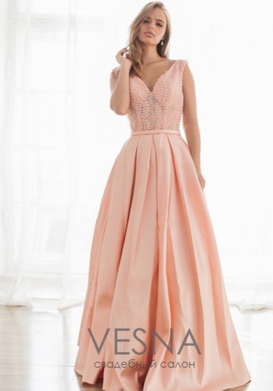 Свадебное платье Перла Роуз-V61382 - Свадебный салон Vesna