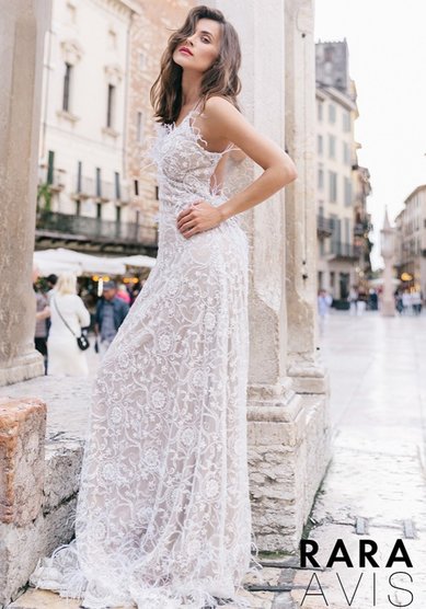 Свадебное платье Kluni-С61541 - Свадебный салон Свадьба Века