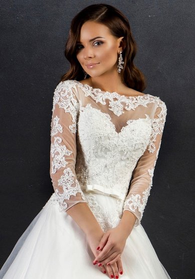 Свадебное платье Джилиан (50W05208)-A62104 - Свадебный салон ALEDA (Гороховая 64)