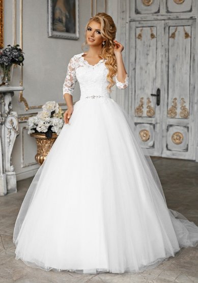 Свадебное платье Agnesa-M63502 - Свадебный салон Milano Vera