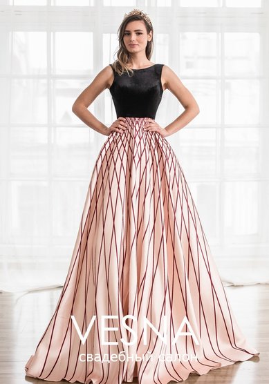 Вечернее платье Эрнеста-V64799 - Свадебный салон Vesna