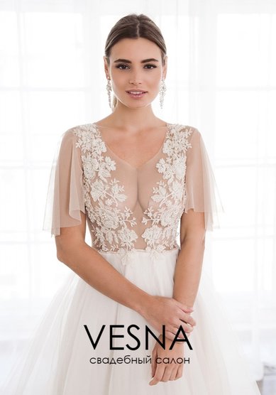 Свадебное платье Жиль-V64934 - Свадебный салон Vesna