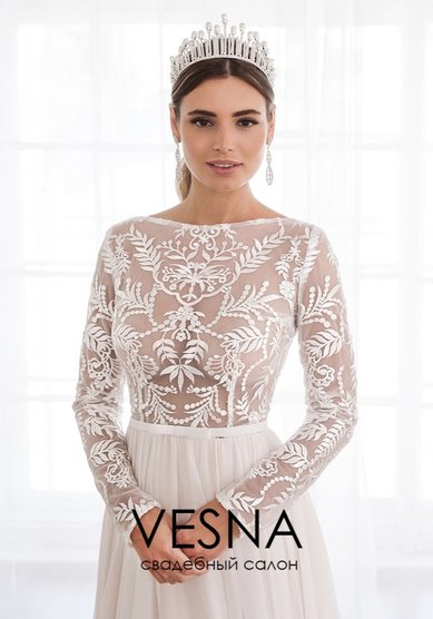 Свадебное платье Марин Нюд-V64935 - Свадебный салон Vesna