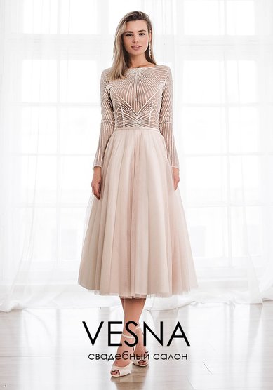 Свадебное платье Аврора-V67094 - Свадебный салон Vesna