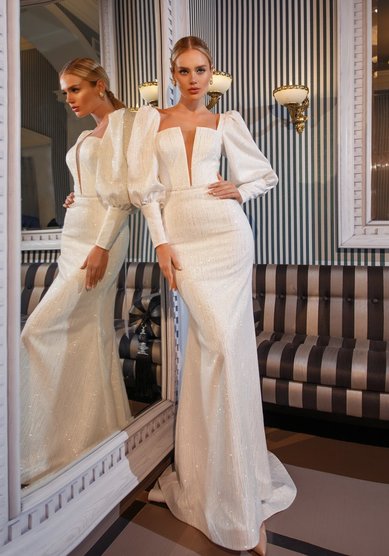 Свадебное платье Vera-И69320 - Салон свадебной и вечерней моды Интерстиль