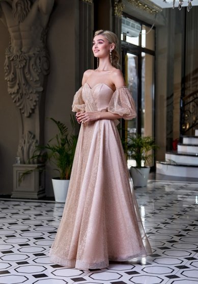 Вечернее платье 317-02-И69329 - Салон свадебной и вечерней моды Интерстиль