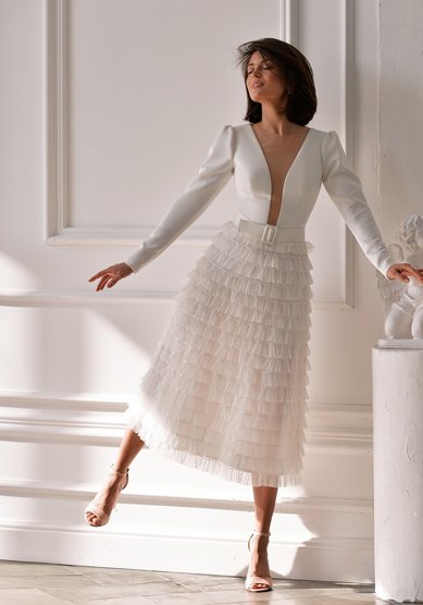 Свадебное платье Тинатин-A69496 - Свадебный салон ALEDA (Гороховая 64)