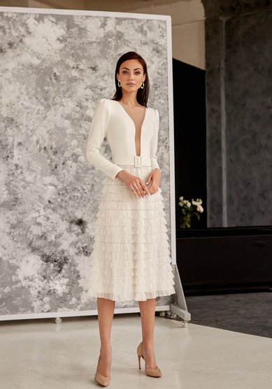 Свадебное платье Тинатин-A69496 - Свадебный салон ALEDA (Гороховая 64)