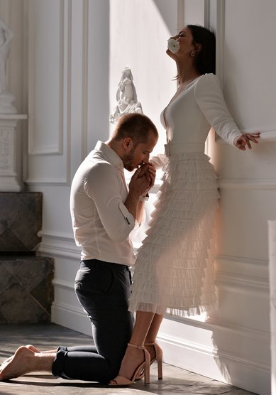 Свадебное платье Тинатин-A69496 - Свадебный салон ALEDA (Гороховая 64)