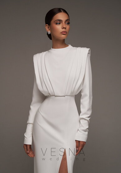 Свадебное платье Джина-V69799 - Свадебный салон Vesna