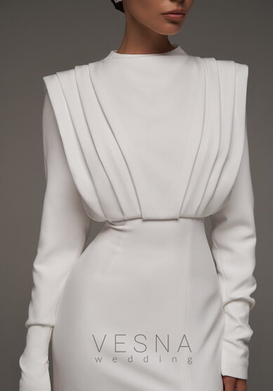 Свадебное платье Джина-V69799 - Свадебный салон Vesna