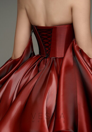 Вечернее платье Тильда Бордо-V69826 - Свадебный салон Vesna