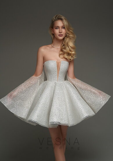 Свадебное платье Валери Лайт Блю-V69841 - Свадебный салон Vesna