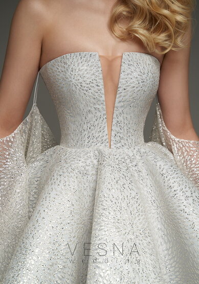 Свадебное платье Валери Лайт Блю-V69841 - Свадебный салон Vesna