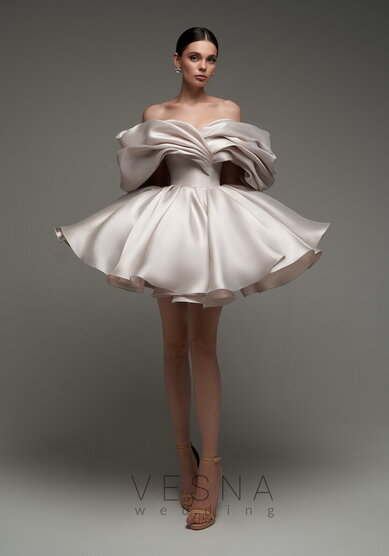 Свадебное платье Рафаэлла Софт Пинк-V69860 - Свадебный салон Vesna