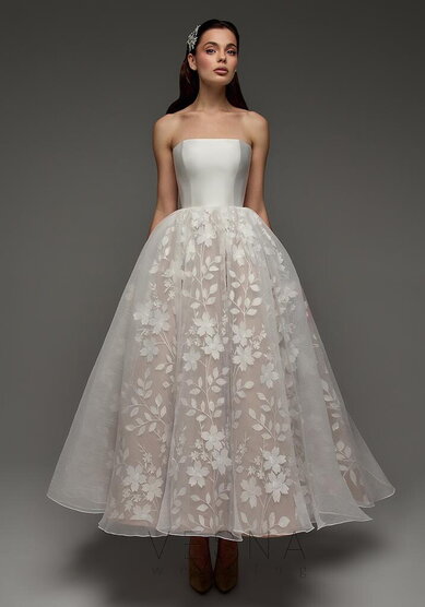 Свадебное платье Флора-V70042 - Свадебный салон Vesna