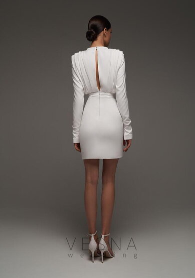 Свадебное платье Джина Мини Милк-V70223 - Свадебный салон Vesna