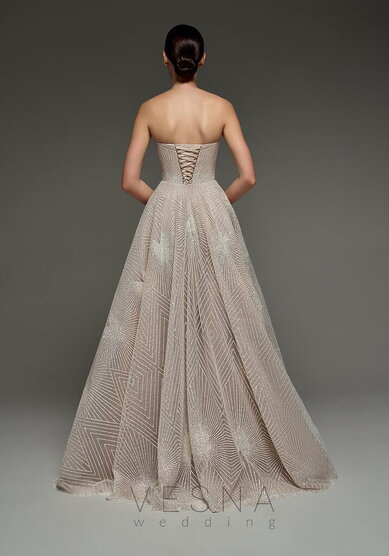 Свадебное платье Вирджини Люкс-V70227 - Свадебный салон Vesna