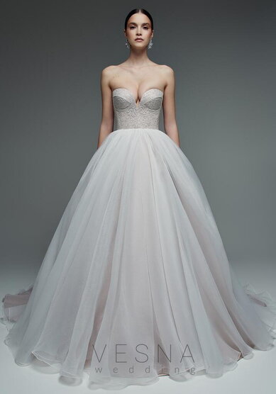 Свадебное платье Джессика Флер-V70228 - Свадебный салон Vesna