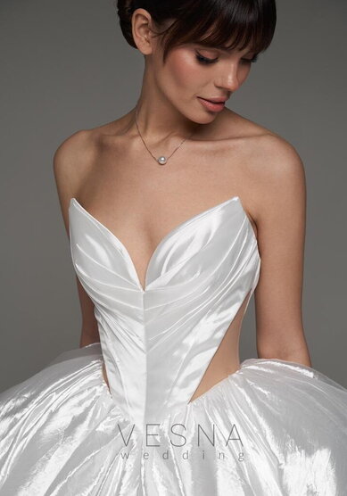 Свадебное платье Кристэл-V70235 - Свадебный салон Vesna