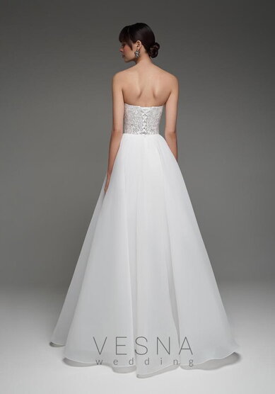 Свадебное платье Мари Вайт Органза-V70237 - Свадебный салон Vesna