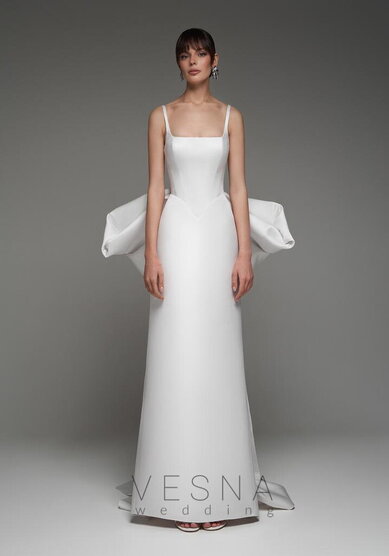 Свадебное платье Джулия Вайт-V70240 - Свадебный салон Vesna