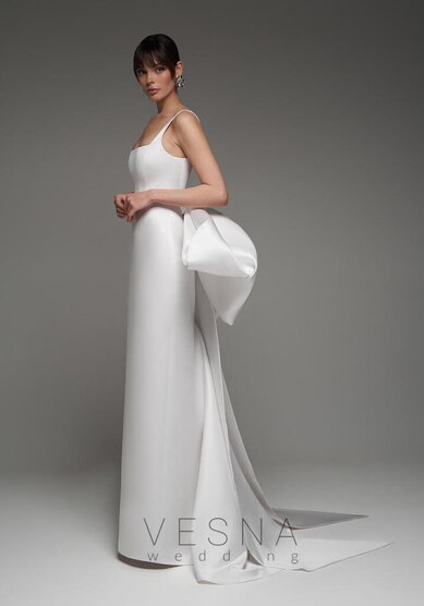 Свадебное платье Джулия Вайт-V70240 - Свадебный салон Vesna