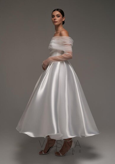 Свадебное платье Грейс Вайт + Вуаль-V70254 - Свадебный салон Vesna