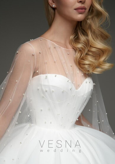 Свадебное платье Принцесс Перл-V70256 - Свадебный салон Vesna