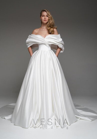 Свадебное платье Белла Вайт-V70259 - Свадебный салон Vesna