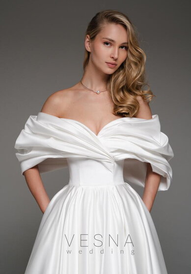 Свадебное платье Белла Вайт-V70259 - Свадебный салон Vesna
