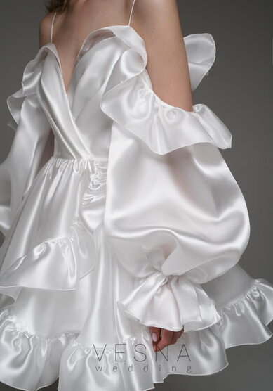 Свадебное платье Вейлан Силк-V70264 - Свадебный салон Vesna