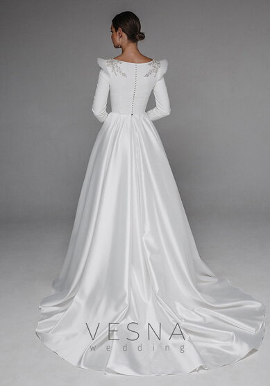 Свадебное платье Энжил-V70276 - Свадебный салон Vesna