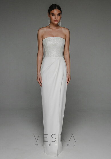 Свадебное платье Пайпер-V70279 - Свадебный салон Vesna