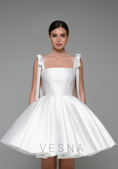 Свадебное платье Ника Вайт-V70283 - Свадебный салон Vesna
