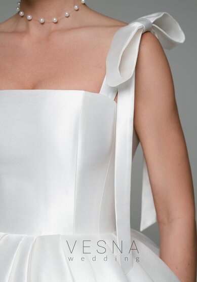 Свадебное платье Ника Вайт-V70283 - Свадебный салон Vesna