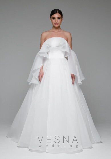 Свадебное платье Эльза-V70284 - Свадебный салон Vesna