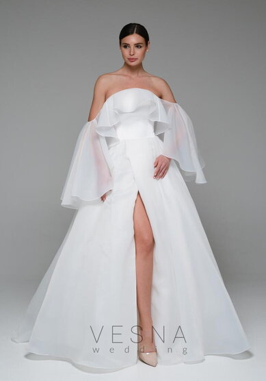 Свадебное платье Эльза-V70284 - Свадебный салон Vesna